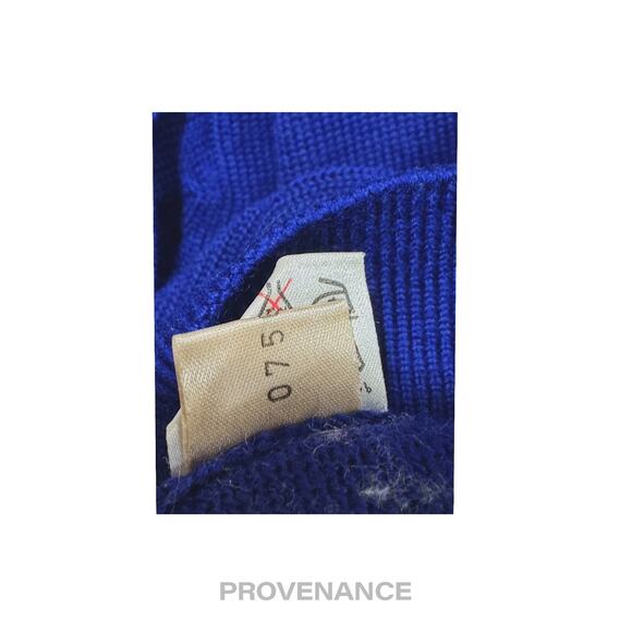 🔴 Balenciaga Sports Golf Crewneck Wool Sweatshirt - Blue L - Picture 9 of 10